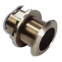 Bronze Tilted Thru-hull Transducer with Depth & Temperature (20° tilt, 8-pin) - Airmar B60 - 010-10982-20 - Garmin      